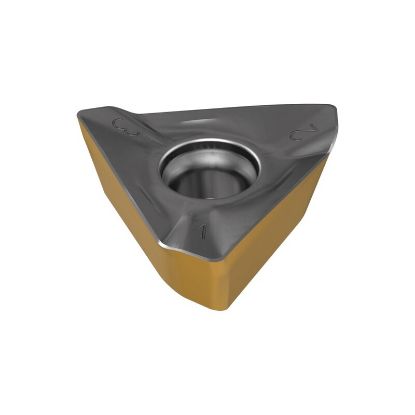 Picture of ISCAR HM390TDKT1907PDTR IC810 Milling Insert Triangle 0.031 Corner Radius AlTiCrN + TiN
