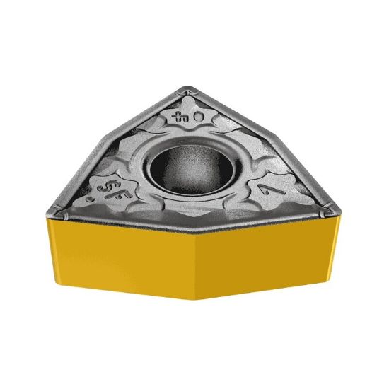 Picture of ISCAR WNMG3-1 SF IC570 Turning Insert Trigon Carbide TiCN + TiN 0.016 Corner Radius