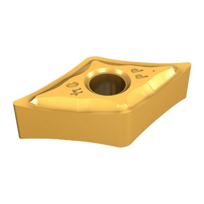 Picture of ISCAR DNGG442-PP IC907 Turning Insert 55.0° Carbide TiAIN + TiN 0.031 Corner Radius