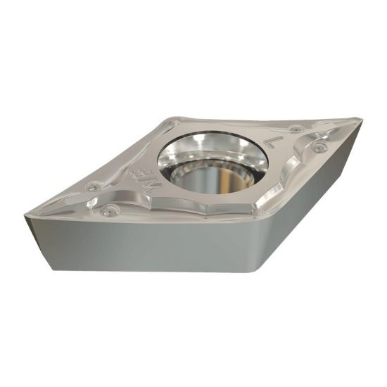 Picture of ISCAR DCET2-.002L-WF IC907 Turning Insert 55.0° Carbide TiAIN + TiN 0.002 Corner Radius