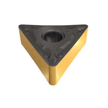 Picture of ISCAR TNMG332 PF IC8150 Turning Insert Triangle Carbide TiCN + Al2O3 + TiCN + TiN 0.031 Corner Radius