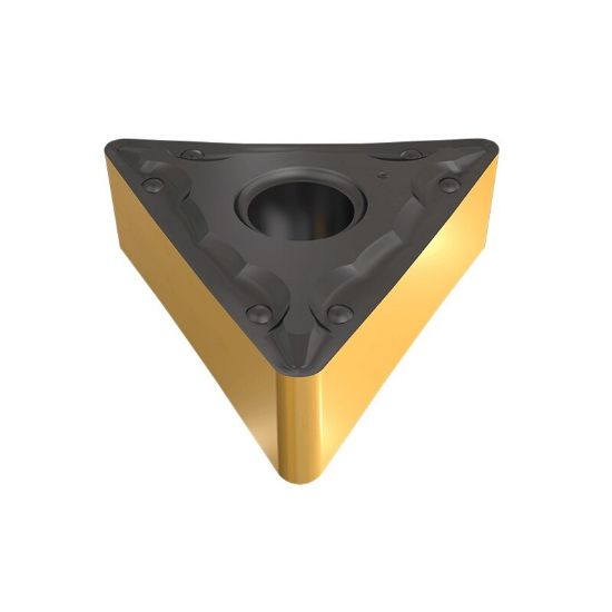 Picture of ISCAR TNMG332 PF IC8150 Turning Insert Triangle Carbide TiCN + Al2O3 + TiCN + TiN 0.031 Corner Radius