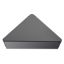 Picture of ISCAR TPG222T IN420 Turning Insert Triangle Ceramic TiN 0.031 Corner Radius