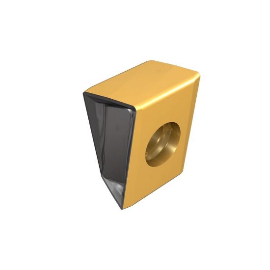 Picture of ISCAR T490LNHT080404PNR IC830 Milling Insert On Edge 0.016 Corner Radius AlTiN + TiN