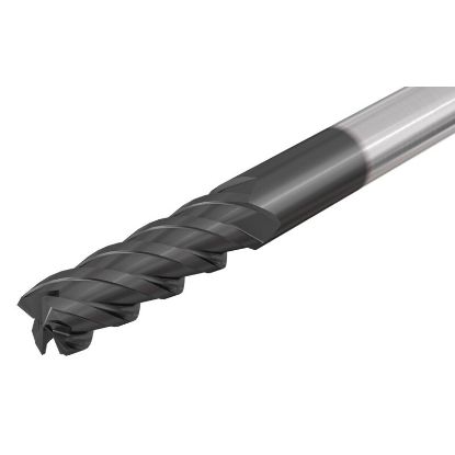Picture of ISCAR ECI-B-4 313-750-C313 IC900 DIA 5/16 SH 0.3125 LOC 0.7500 OAL 2.50 End Mill Standard Flute High Helix Carbide AlTiN Single End Square Sharp SolidMill