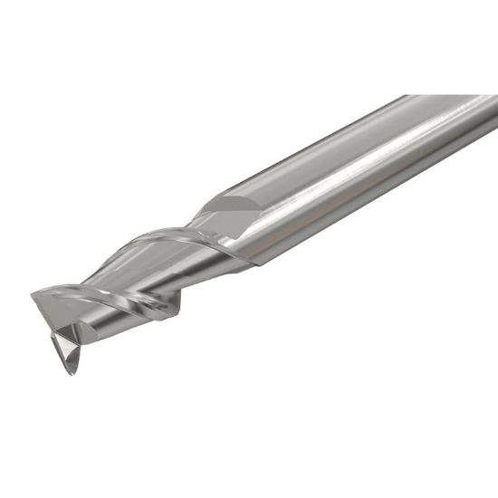 Picture of ISCAR ECAI-B-2 750-1.25C750 IC08 DIA 3/4 SH 0.7500 LOC 1.2500 OAL 4.00 End Mill Standard Flute High Helix Carbide Uncoated Single End Square Sharp SolidMill