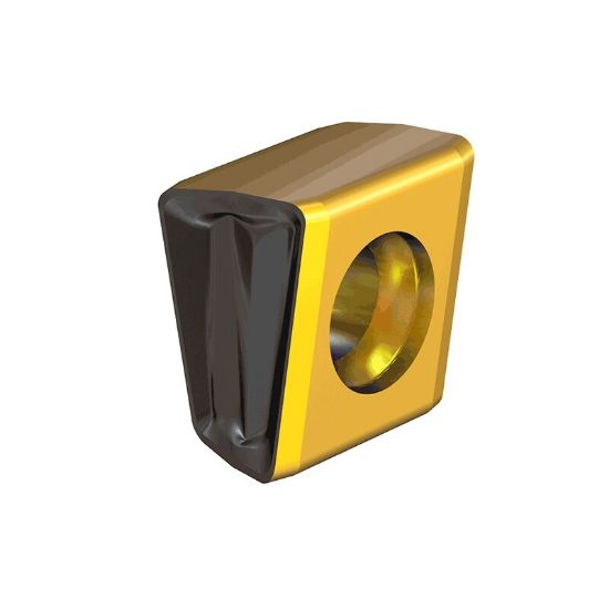 Picture of ISCAR T490LNHT1106PNTR IC830 Milling Insert On Edge 0.031 Corner Radius AlTiN + TiN