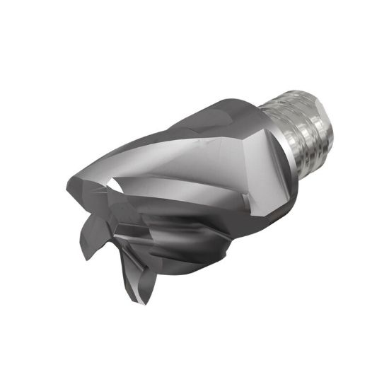 Picture of ISCAR MM EC.375H27C16-5T06CF IC308 DIA 3/8 SH T06 LOC 0.2870 OAL 0.7720End Mill,Replacable Head Standard Flute Standard Helix Carbide TiCN Single End 45.0° Chamfer MULTI-MASTER