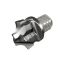 Picture of ISCAR MM HR2.0/078-6.0-2T06 IC908 DIA 6MM SH T06 LOC 0.3740 OAL 0.7540 Corner Rounder ,Replacable Head Carbide TiAlN Single End Corner Rounder 0.0790 2.01MM MULTI-MASTER