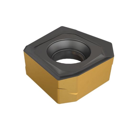 Picture of ISCAR S845SNHU1305ANR-MM IC808 Milling Insert Square 0.031 Corner Radius TiAlN + AlTiN + TiN