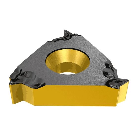 Picture of ISCAR 16IR 14 W IC228 Insert Iso Thread INT.Threading Insert Full Profile 14.00TPI Whitworth BSW/BSF/BSP TiCN + TiN