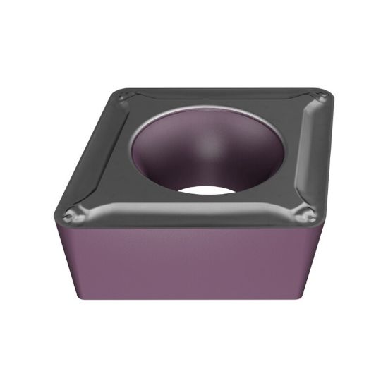 Picture of ISCAR CCMT3-0-F3M IC6015 Turning Insert 80.0° Carbide TiCN + Al2O3 + TiN 0.008 Corner Radius