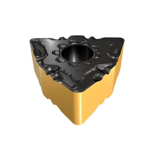 Picture of ISCAR WNMG432 F3P IC807 Turning Insert Trigon Carbide TiAIN + TiN 0.031 Corner Radius