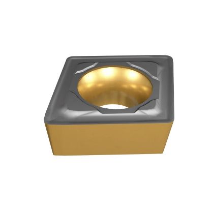 Picture of ISCAR CCMT2-1-WG IC807 Turning Insert 80.0° Carbide TiAIN + TiN 0.016 Corner Radius