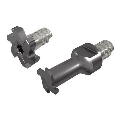 Picture of ISCAR MM TS077-N10A-4T05 IC908 DIA 0.303 SH T05 OAL 0.3250T-Slot,Replacable Head Carbide TiAlN Single End 0.0080 0.20MM MULTI-MASTER
