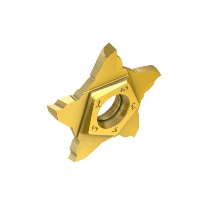 Picture of ISCAR PENTA 24R100P15D IC1008 Cut Off Insert 0.002 Corner Radius 0.039 Wide TiAIN + TiN