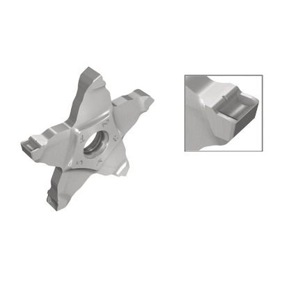 Picture of ISCAR PENTA 34N250C020 IC908 Cut Off,Grooving Insert 0.008 Corner Radius 0.098 Wide TiAlN