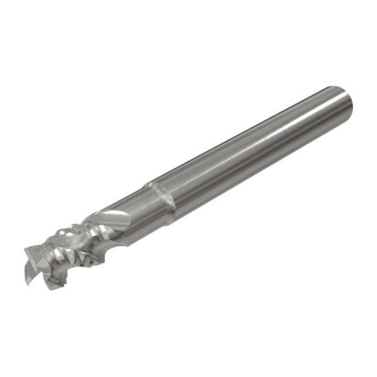 Picture of ISCAR ECRI-B3 750-625/2.00C750 IC08 DIA 3/4 SH 0.7500 LOC 0.6250 OAL 4.00 End Mill Carbide Uncoated Single End Corner Radius 0.0080 0.20MM Solid-SHRED