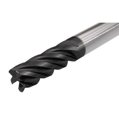 Picture of ISCAR ECI-E5L750-1.87C75CF IC900 DIA 3/4 SH 0.7500 LOC 1.8700 OAL 5.00 End Mill Standard Flute Standard Helix Carbide AlTiN Single End 45.0° Chamfer CHATTERFREE