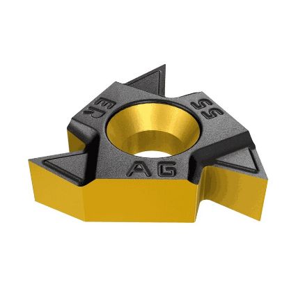 Picture of ISCAR 16ER A 55 IC908 Insert Iso Thread EXT.Threading Insert Partial Profile 16.00TPI - 48.00TPI 55.0° TiAlN