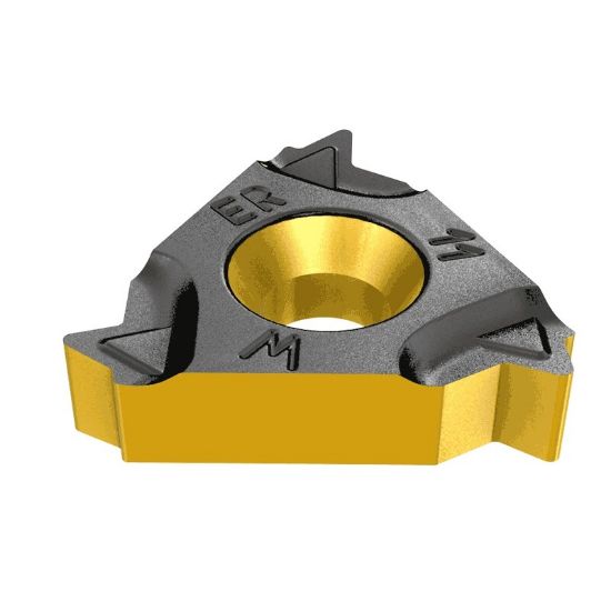 Picture of ISCAR 22ER 6 W IC908 Insert Iso Thread EXT.Threading Insert Full Profile 6.00TPI Whitworth BSW/BSF/BSP TiAlN