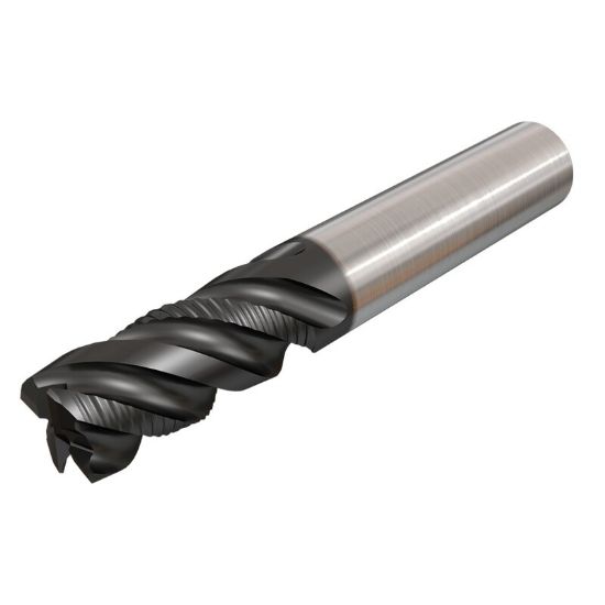 Picture of ISCAR EFSI-B44 625-1.0W625R09 IC300 DIA 5/8 SH 0.6250 LOC 1.00 OAL 3.50 End Mill Carbide TiCN Single End 45.0° Chamfer FINI-SHRED