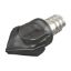 Picture of ISCAR MM HDF100-090-2T05 IC908 DIA 0.047 SH T05 OAL 0.7050 Chamfer Mill,Replacable Head Carbide TiAlN Single End Cham Mill MULTI-MASTER