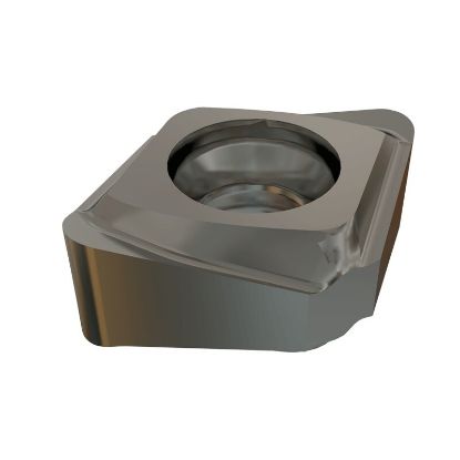 Picture of ISCAR CNMT70308-MM IC808 Milling Insert Tear Drop 0.031 Corner Radius TiAlN + AlTiN + TiN