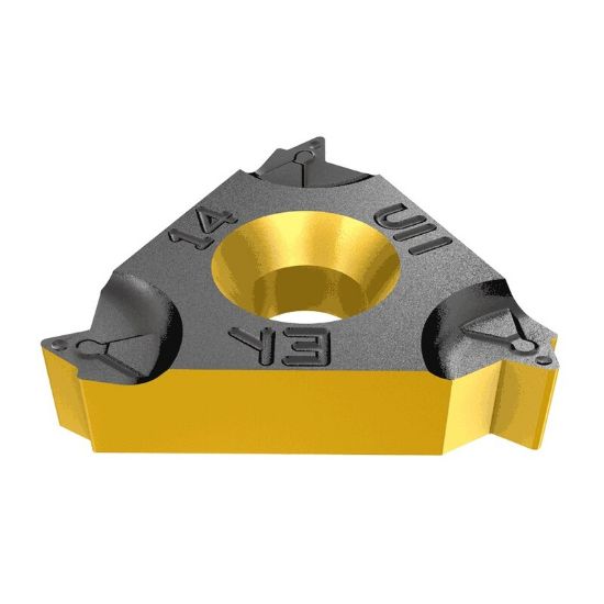 Picture of ISCAR 16ERM 16 UN IC908 Insert Iso Thread EXT.Threading Insert Full Profile 16.00TPI UN TiAlN