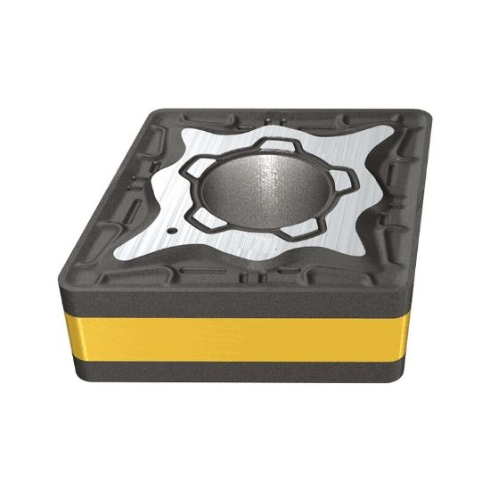 Picture of ISCAR CNMG331-M3P IC8250 Turning Insert 80.0° Carbide TiCN + Al2O3 + TiN 0.016 Corner Radius