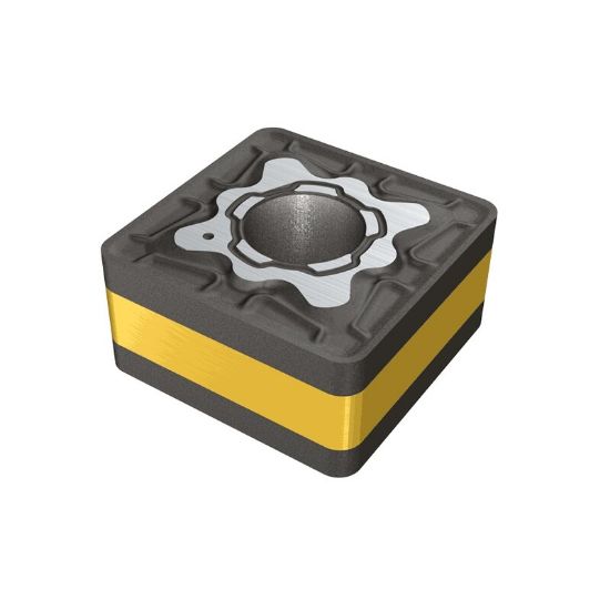 Picture of ISCAR SNMG332-M3P IC8150 Turning Insert Square Carbide TiCN + Al2O3 + TiCN + TiN 0.031 Corner Radius