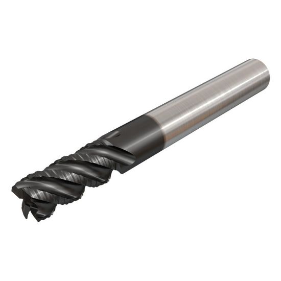 Picture of ISCAR ECRI-B4M 250-500-C250 IC900 DIA 1/4 SH 0.2500 LOC 0.50 OAL 2.50 End Mill Carbide AlTiN Single End 45.0° Chamfer Solid-SHRED