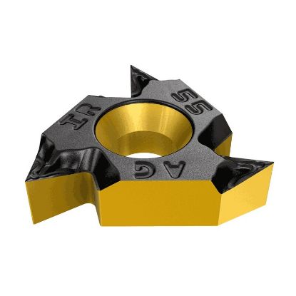 Picture of ISCAR 08IR A 55 IC908 Insert Iso Thread INT.Threading Insert Partial Profile 16.00TPI - 48.00TPI 55.0° TiAlN