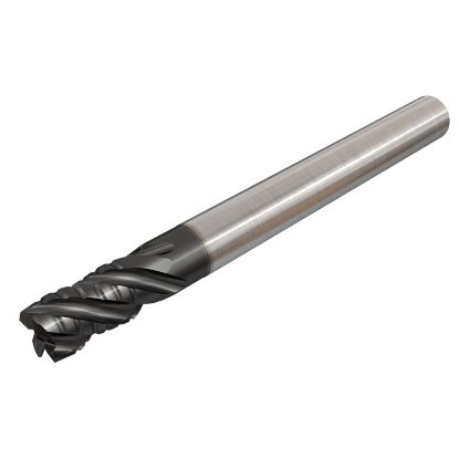 Picture of ISCAR ECPI-E4L 750-1.5/2.25C750 IC900 DIA 3/4 SH 0.7500 LOC 1.50 OAL 5.00 End Mill Standard Flute Standard Helix Carbide AlTiN Single End 45.0° Chamfer Solid-SHRED