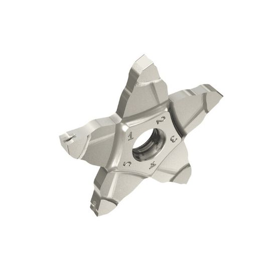Picture of ISCAR PENTA 34N270J010 IC908 Cut Off,Grooving Insert 0.004 Corner Radius 0.106 Wide TiAlN