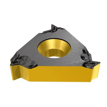 Picture of ISCAR 11IR 14 BSPT IC908 Insert Iso Thread INT.Threading Insert Full Profile 14.00TPI BSPT TiAlN