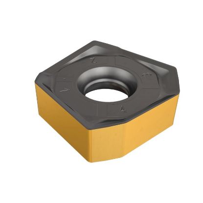 Picture of ISCAR S845SNMU2608ANR-RM IC5400 Milling Insert Square 0.063 Corner Radius TiCN + Al2O3 + TiN