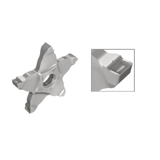 Picture of ISCAR PENTA 34L300C15D IC908 Cut Off Insert 0.008 Corner Radius 0.118 Wide TiAlN