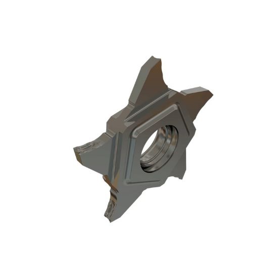 Picture of ISCAR PENTA 24L150Z15D IC1008 Cut Off Insert 0.002 Corner Radius 0.059 Wide TiAIN + TiN