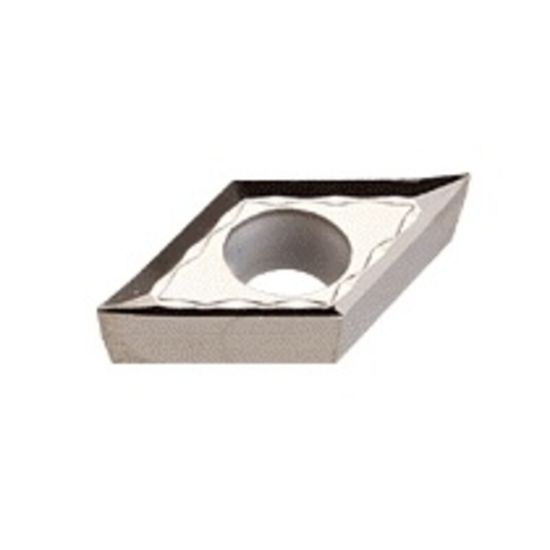 Picture of ISCAR DCGT3-0-AS IC520 Turning Insert 55.0° Carbide TiCN + TiN 0.008 Corner Radius