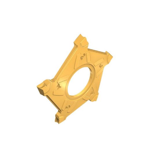 Picture of ISCAR PENTA D32R300C-15D IC808G Cut Off Insert 0.008 Corner Radius 0.118 Wide TiAlN + AlTiN + TiN