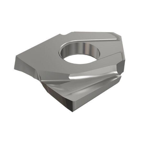 Picture of ISCAR HCCD.62-R.031-QF IC908 Milling Insert Back Draft 0.031 Corner Radius TiAlN