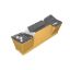 Picture of ISCAR HFPR 5004 IC9015 Face Grooving Insert 0.016 Corner Radius 0.197 Wide TiCN + Al2O3 + TiN