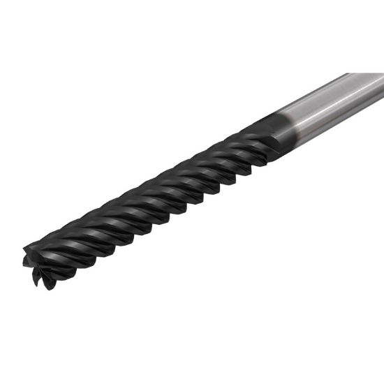 Picture of ISCAR ECXI-B-6 750-3.25-C750 IC900 DIA 3/4 SH 0.7500 LOC 3.2500 OAL 6.00 End Mill Standard Flute High Helix Carbide AlTiN Single End Square Sharp SolidMill
