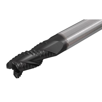 Picture of ISCAR ERFI-A-6 1.0-1.5-W1.0 -90 IC900 DIA 1 SH 1.00 LOC 1.50 OAL 4.50 End Mill Carbide AlTiN Single End 45.0° Chamfer Solid-SHRED