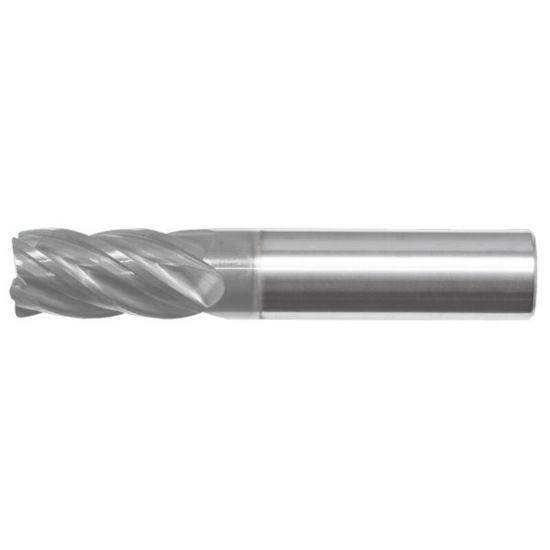 Picture of MASTERCUT DIA 3/8 SH 0.3750 LOC 0.8750 OAL 2.50 End Mill Standard Flute Variable Helix Carbide nACRoA Single End Corner Radius 0.0300 0.76MM V5 ULTRA