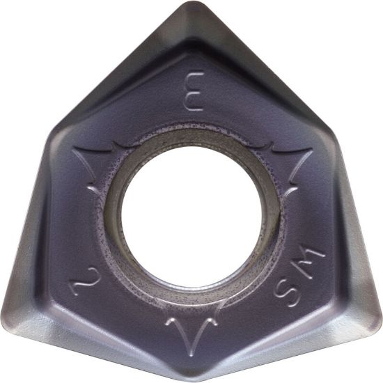 Picture of KYOCERA WNMU080608ENSMPR1535 Milling Insert Trigon 0.031 Corner Radius Megacoat Nano