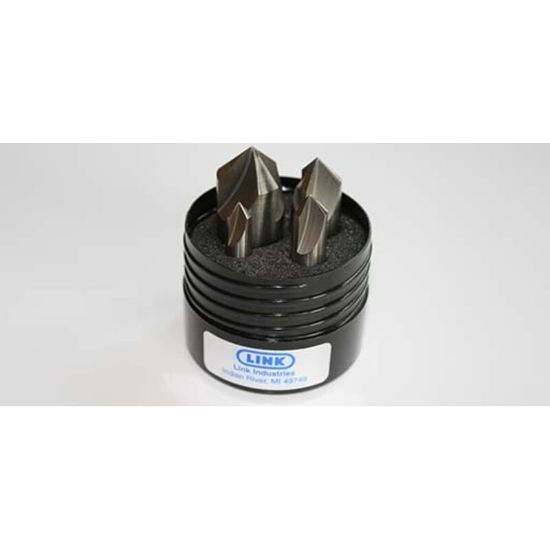 Picture of LINK 05-L2-565 90° 3FL HSS Center Reamer 4 PC Set (3/8, 1/2, 3/4 & 1)