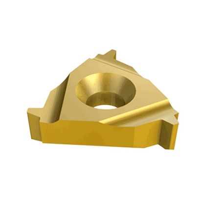 Picture of ISCAR 16IR 12 STACME IC908 Insert Iso Thread INT.Threading Insert Full Profile 12.00TPI ST ACME TiAlN