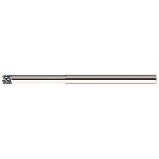 Picture of MASTERCUT DIA 1/2 SH 0.50 LOC 0.50 OAL 6.00 End Mill Standard Flute Variable Helix Carbide nACRoA Single End Corner Radius 0.0600 1.52MM MOLD MillS